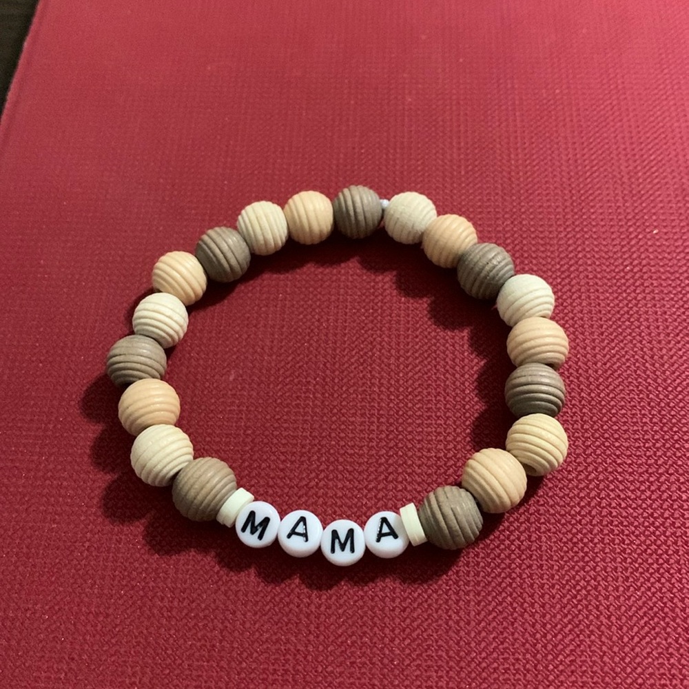 Neutral “Mama” bracelet.